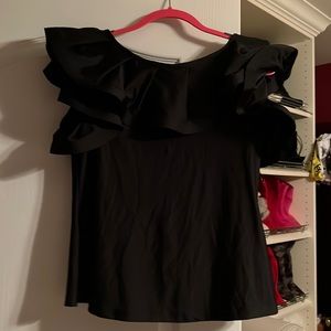 Cute top has stretched material